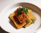 簡単副菜☆島どうふの麺つゆニンニクソテー作り方4写真