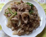 生姜焼きチャーハン♪作り方4写真