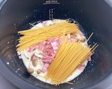 【ホットクック】カルボナーラ風作り方1写真