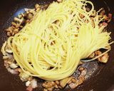 ☆簡単☆納豆きのこベーコンパスタ作り方4写真