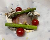 白身魚の紙包蒸し作り方6写真