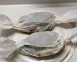 白身魚の紙包蒸し作り方7写真