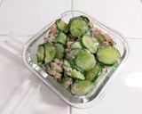 ☆ツナ缶ときゅうりの豆腐のせ☆作り方3写真