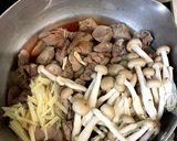 鶏レバーとしめじの甘辛煮作り方4写真