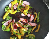 ピーマンと魚肉ソーセージ炒め作り方4写真