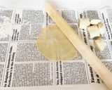 簡単！皮から手作り大きなもちもち餃子！作り方5写真