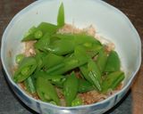 スナップエンドウの梅肉和え。作り方6写真