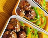お弁当のメインに！揚げ焼き紅焼獅子頭☆作り方12写真