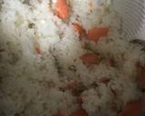 ハート型！鮭とでんぶの混ぜご飯作り方3写真