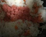 ハート型！鮭とでんぶの混ぜご飯作り方4写真