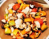 椎茸と胸肉のコロコロ炒め作り方10写真