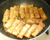 厚揚げの豚肉巻き作り方4写真