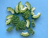 ゴーヤーと豚バラ肉みそいため作り方1写真