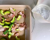 ゴーヤーと豚バラ肉みそいため作り方4写真
