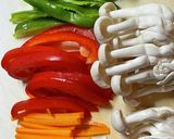 逆転発想な、野菜とキノコと豚肉のなす巻き作り方2写真