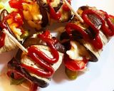 逆転発想な、野菜とキノコと豚肉のなす巻き作り方4写真