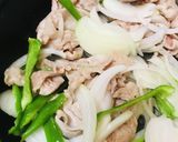 豚肉&ピーマン●きしめんの焼きうどん作り方1写真
