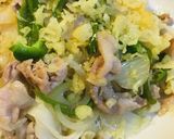豚肉&ピーマン●きしめんの焼きうどん作り方4写真