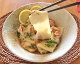 つめたい麺⭐レモン唐揚げとろろかけうどん作り方6写真