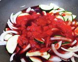 スルメイカとズッキーニのトマトパスタ作り方6写真