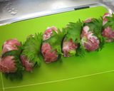 大葉でさっぱりヘルシー肉巻き♪作り方5写真