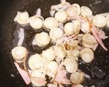 ホタテとしらすパスタ作り方2写真