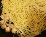 ホタテとしらすパスタ作り方5写真