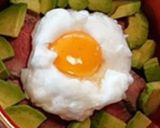 お家カフェ風盛り付け案★ローストビーフ丼作り方9写真