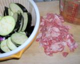 豚肉と茄子のピリ辛味噌炒め。作り方1写真