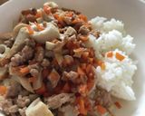 にんじんとミンチ丼作り方6写真