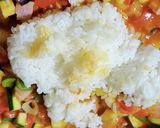 夏野菜たっぷりチーズリゾット作り方7写真