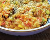 夏野菜たっぷりチーズリゾット作り方9写真