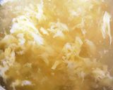 ほうれん草のかきたま味噌汁^^作り方5写真
