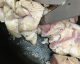 鶏もも肉とチコリのオレンジジュース煮作り方4写真