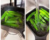切って混ぜるだけ！オクラと薬味の納豆冷奴作り方1写真