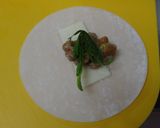 おつまみ☆納豆チーズシソのあげ餃子★作り方2写真