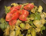 鶏肉と夏野菜のカレーカンタン酢炒め作り方7写真