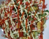 【男飯】チョップドサラダ+トマトオムレツ作り方12写真