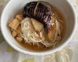 「だし道楽」でナスそうめん作り方8写真