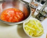 トマトとトマトのこぼれ焼き作り方4写真
