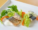 冷凍サバのトマトブルスケッタソースがけ♪作り方6写真