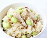 【枝豆ベーコンごはん】枝豆の炊き込みご飯作り方7写真