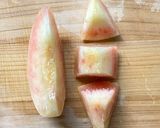 桃のふんわり白和え作り方7写真