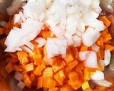 ピリ辛キーマカレー☆ピーマンの豚巻き弁当作り方1写真