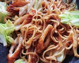 節約レシピ★竹輪とキャベツの甘辛焼きそば作り方6写真