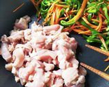 お肉の入ったきんぴらピーマン＆人参編作り方5写真