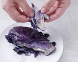ブルーベリーサラダチキンのチーズトースト作り方5写真