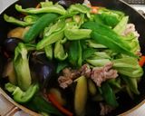 茄子ピーマン豚肉炒め✧簡単で美味しい♡作り方6写真