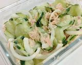 簡単5分副菜!きゅうりの塩麹ツナマヨ和え作り方3写真