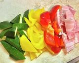 簡単・夏野菜のカレーうどん作り方1写真